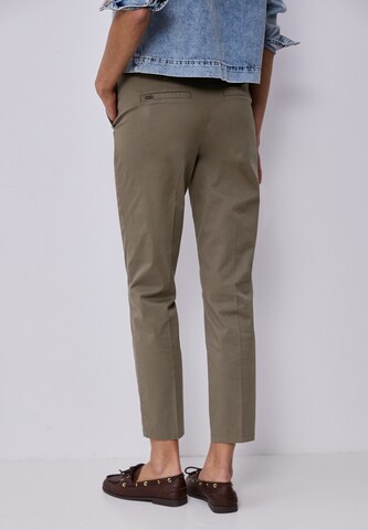 STREET ONE Slimfit Hose in Braun