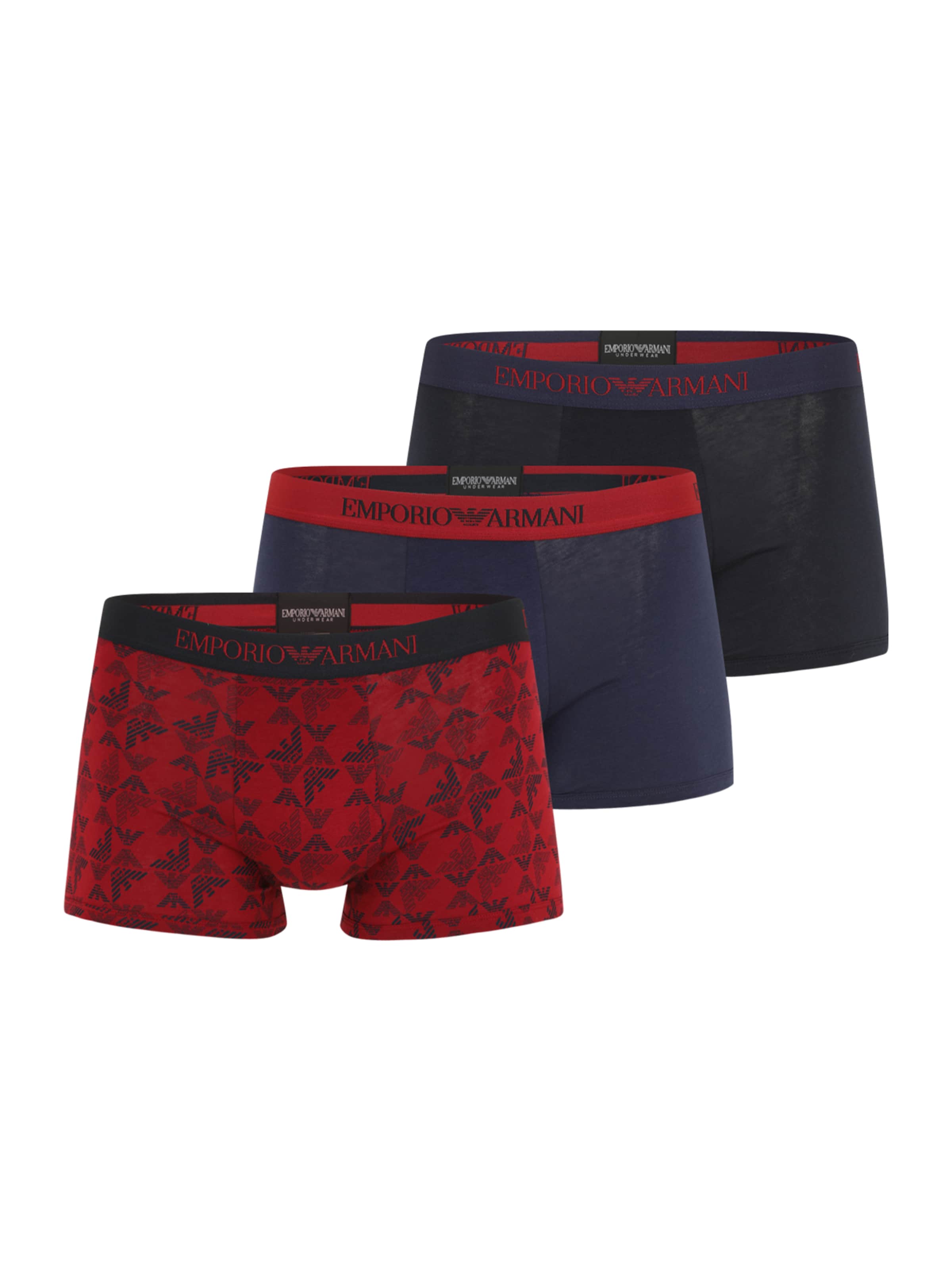 Boxer Emporio Armani di colore navy / mirtillo / nero, Visualizzazione prodotti