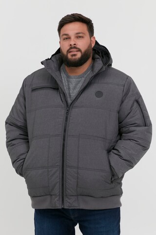Blend Big Winter Jacket 'BT BORIS' in Grey: front