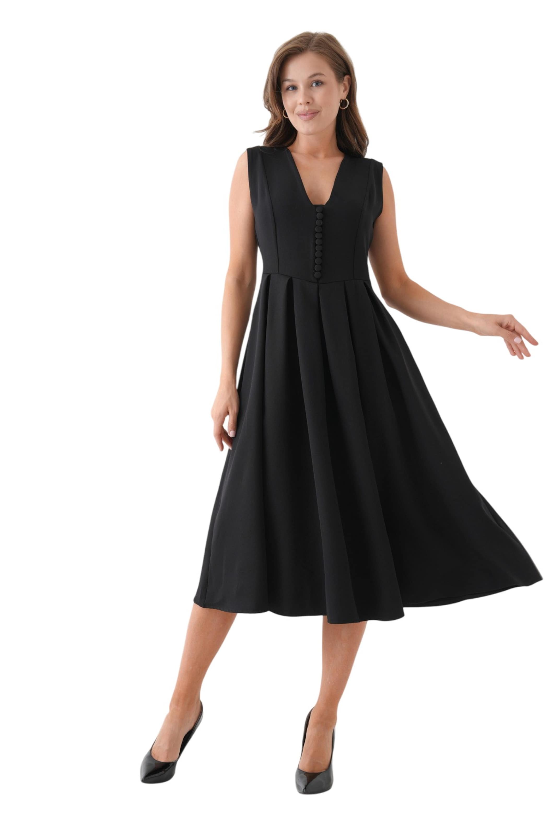 WOMAN VISION Dress in Black: front