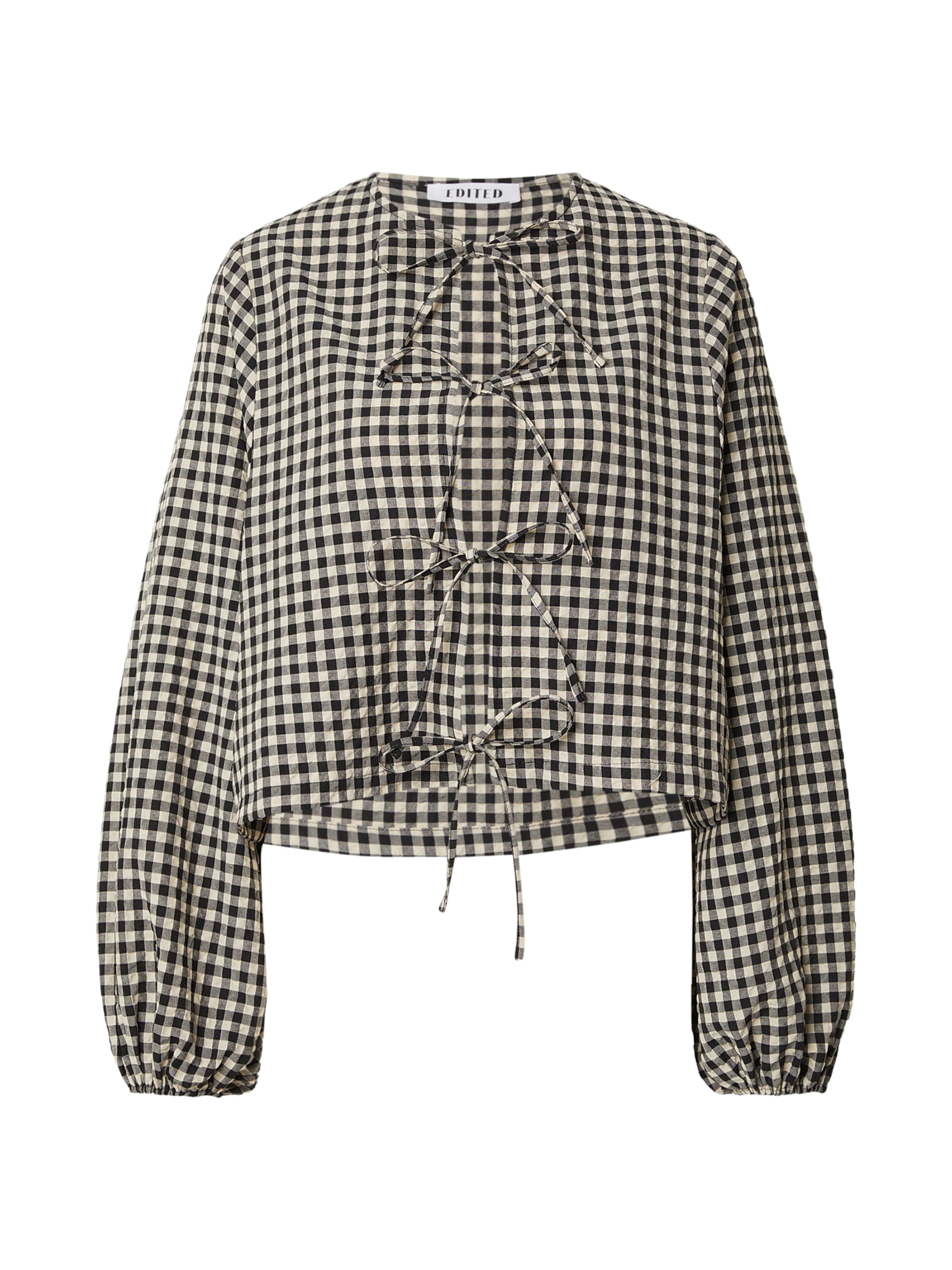 Camicia da donna 'Lisanne' di EDITED in nero: frontale