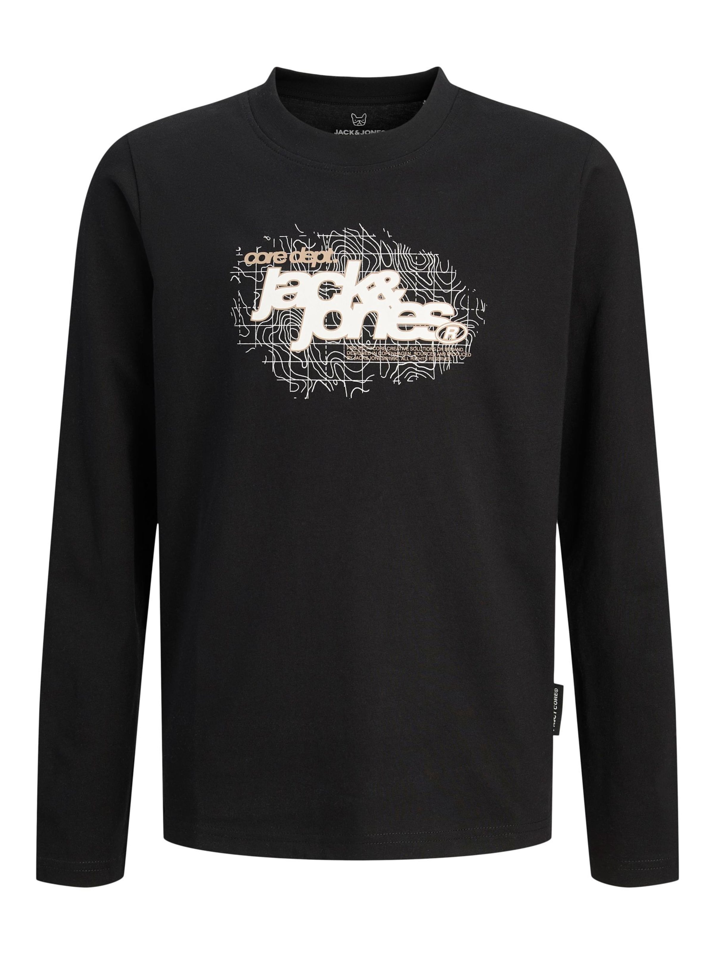 Jack & Jones Junior Shirt in Black: front