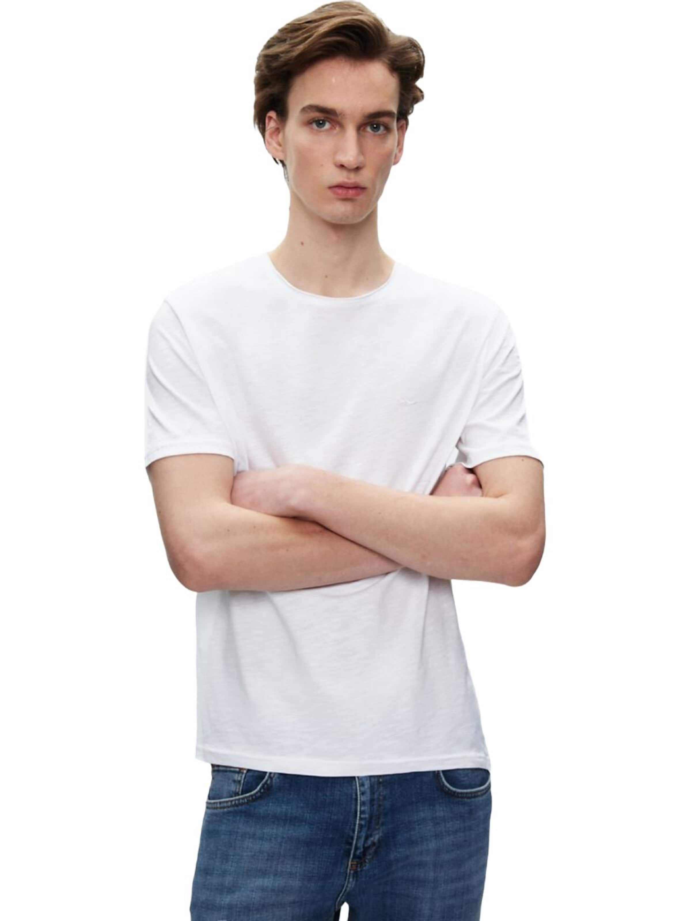 LTB Jeans - Camiseta 'LTB Jeans Herren Basic Kurzarm-T-Shirt' en rosa