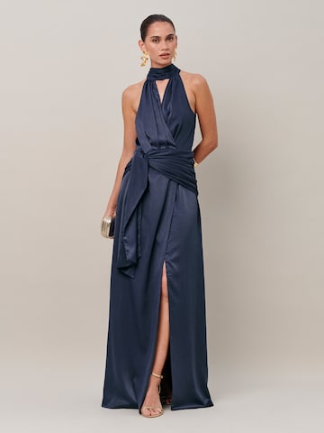 Sável Evening dress 'Clara' in Blue: front