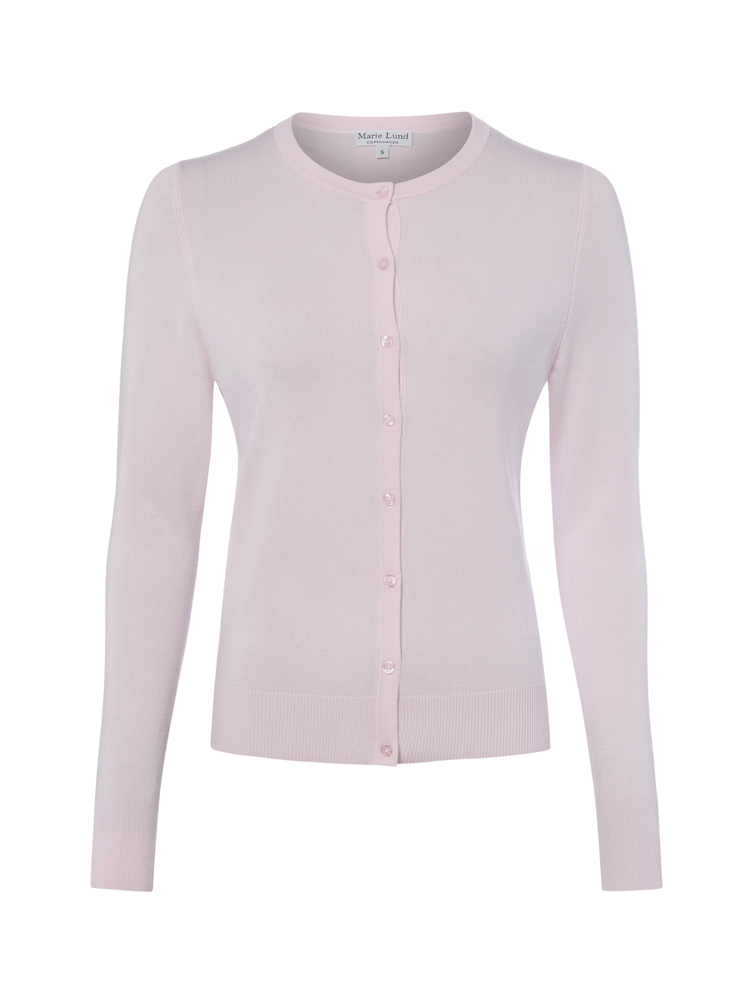 Marie Lund Strickjacke in Pink: Vorderseite