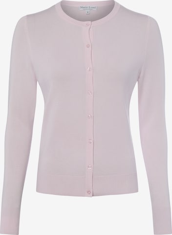 Marie Lund Strickjacke in Pink: Vorderseite