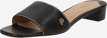 Mule Lauren Ralph Lauren en noir : devant