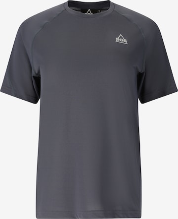 SOS Performance shirt 'Pillar' in Grey: front