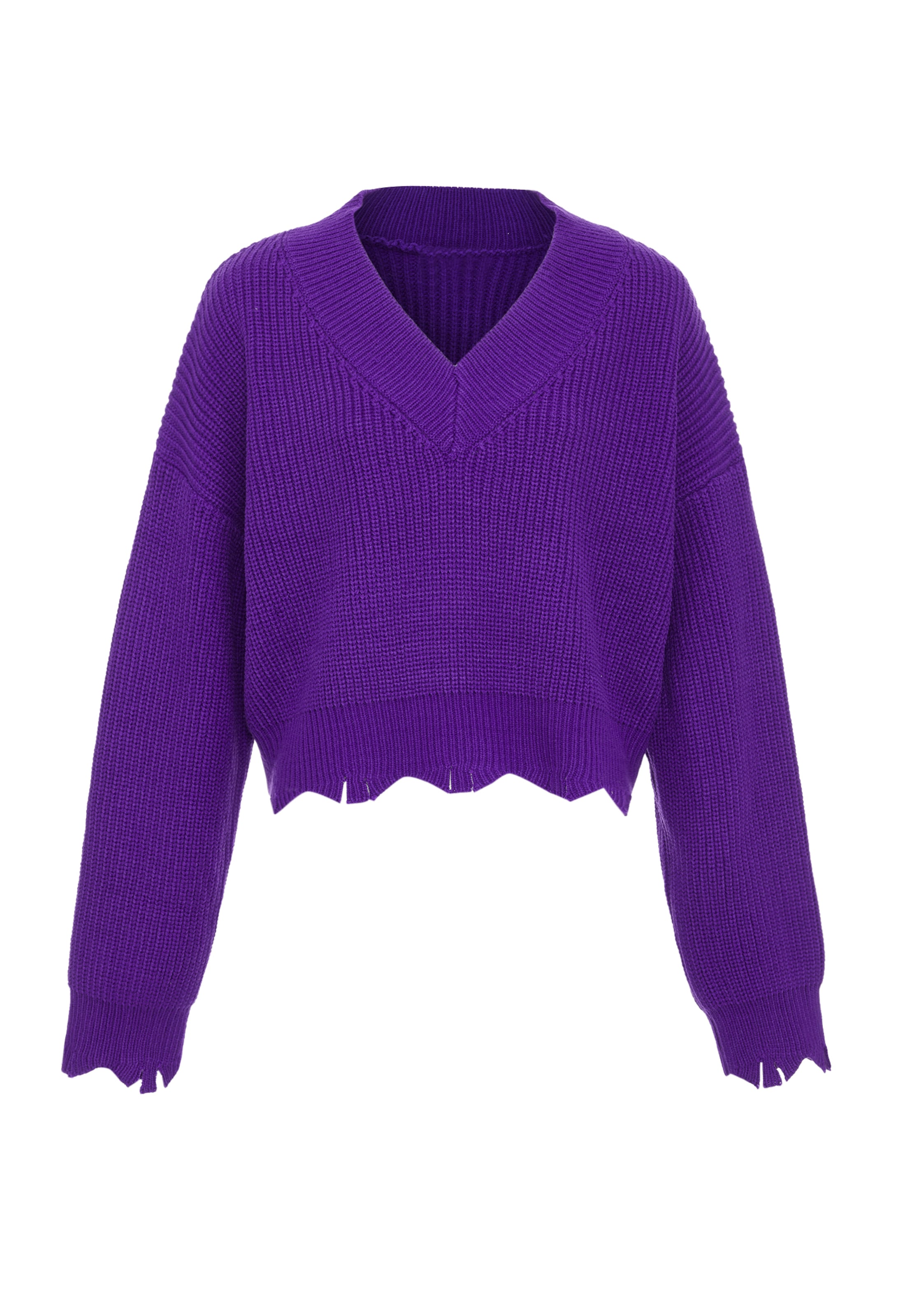 MYMO Свитер в Лиловый: спереди