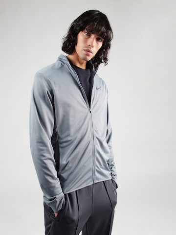 NIKE Спортивная кофта 'TOTALITY' в Серый: спереди