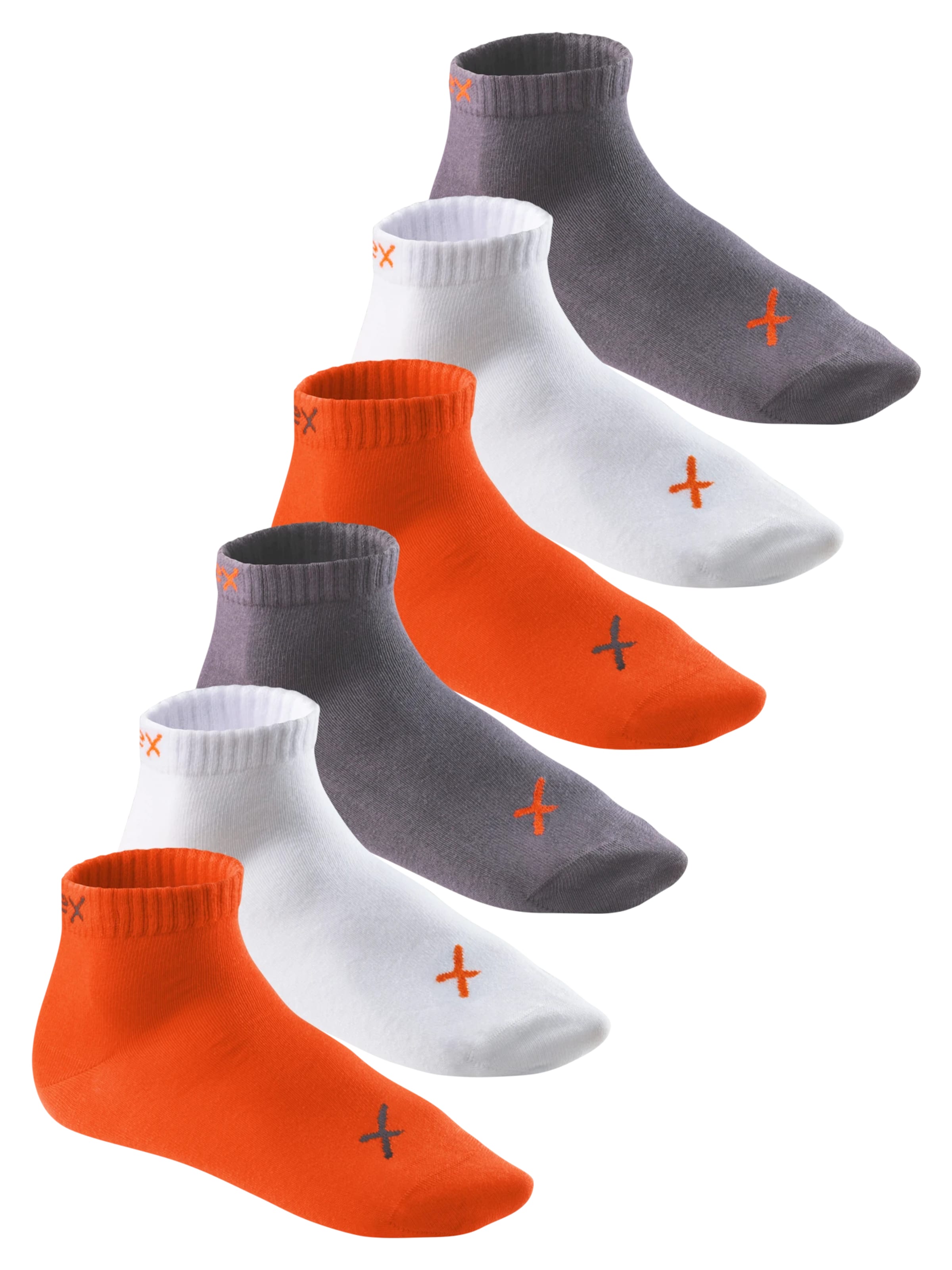 cflex Socks 'Lifestyle' in Orange: front