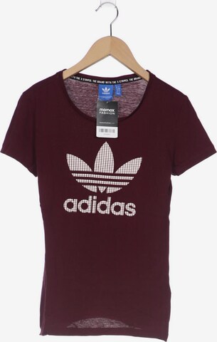 ADIDAS ORIGINALS T-Shirt XS in Rot: predná strana