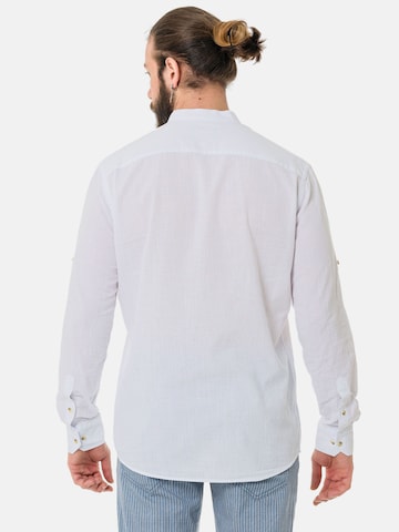 Coupe slim Chemise CIPO & BAXX en blanc