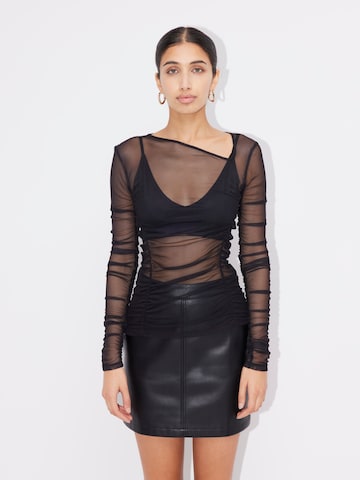 LeGer by Lena Gercke - Camiseta 'Merle' en negro: frente