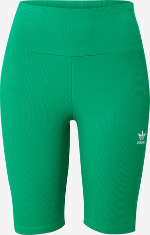 ADIDAS ORIGINALS Leggings 'Rib' in Green: front