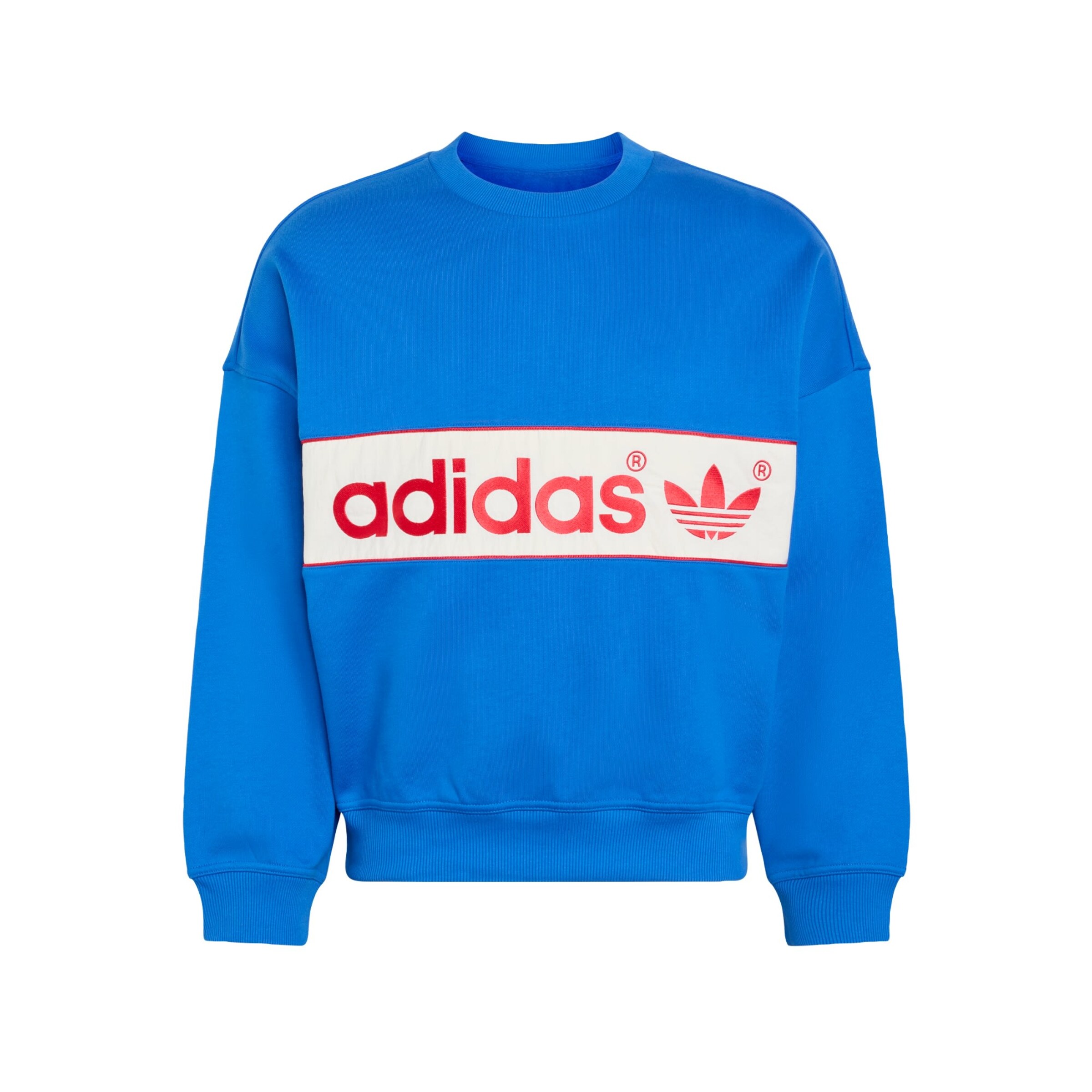 ADIDAS ORIGINALS - Sweatshirt 'AdiSignature NY' em azul: frente