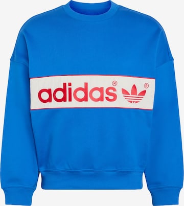 ADIDAS ORIGINALS - Sweatshirt 'AdiSignature NY' em azul: frente