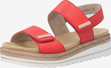REMONTE Sandale in Rot: Vorderseite