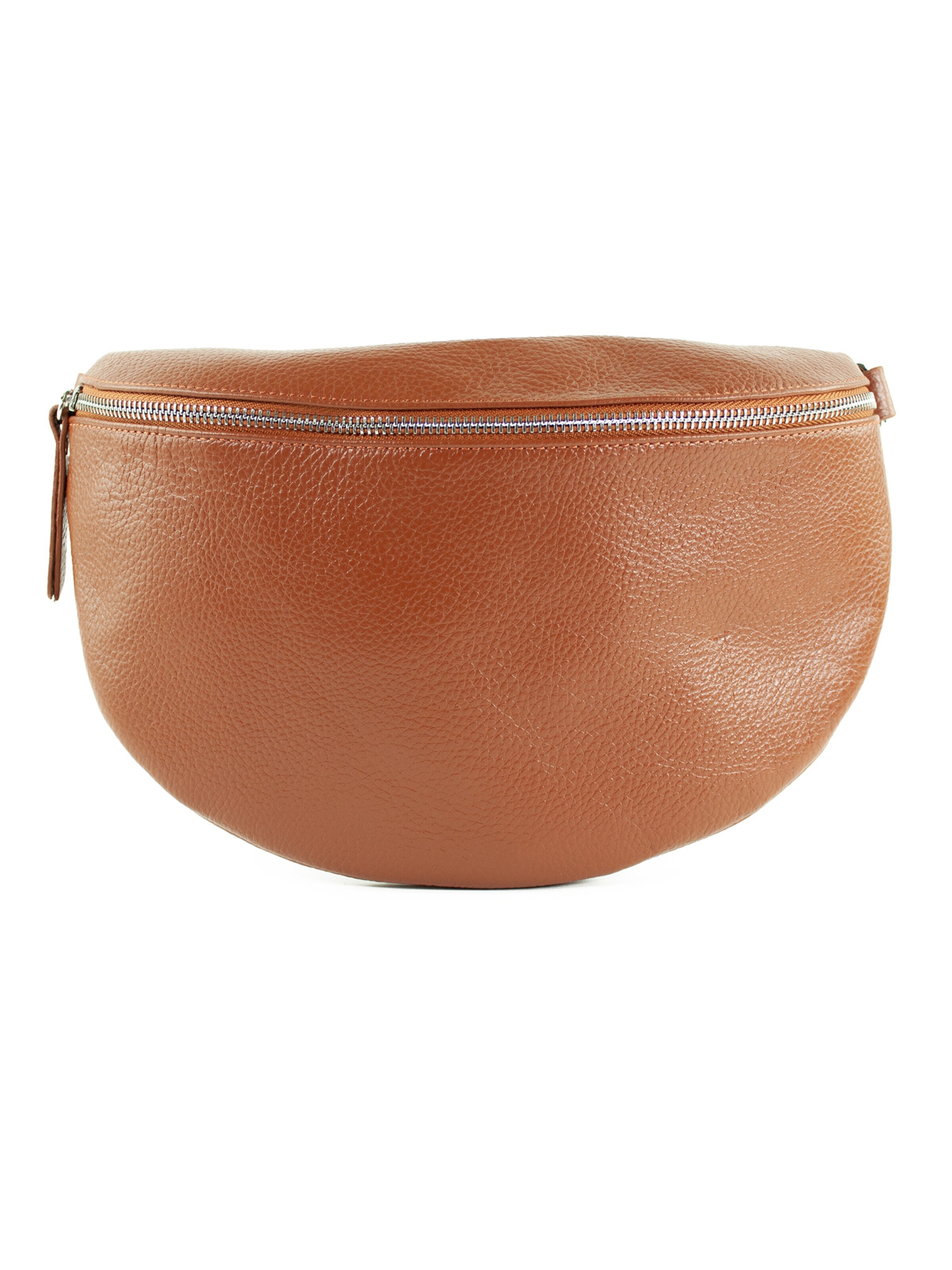 lePelou Gürteltasche 'TONI large'‌‌‌‌‌ in Braun: Vorderseite