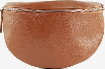 lePelou Gürteltasche 'TONI large' in Braun: Vorderseite