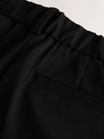 Next Wide leg Pleat-Front Pants in Black