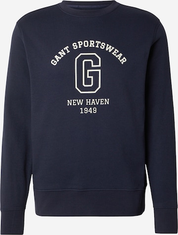 GANT Sweatshirt in Blau: Vorderseite