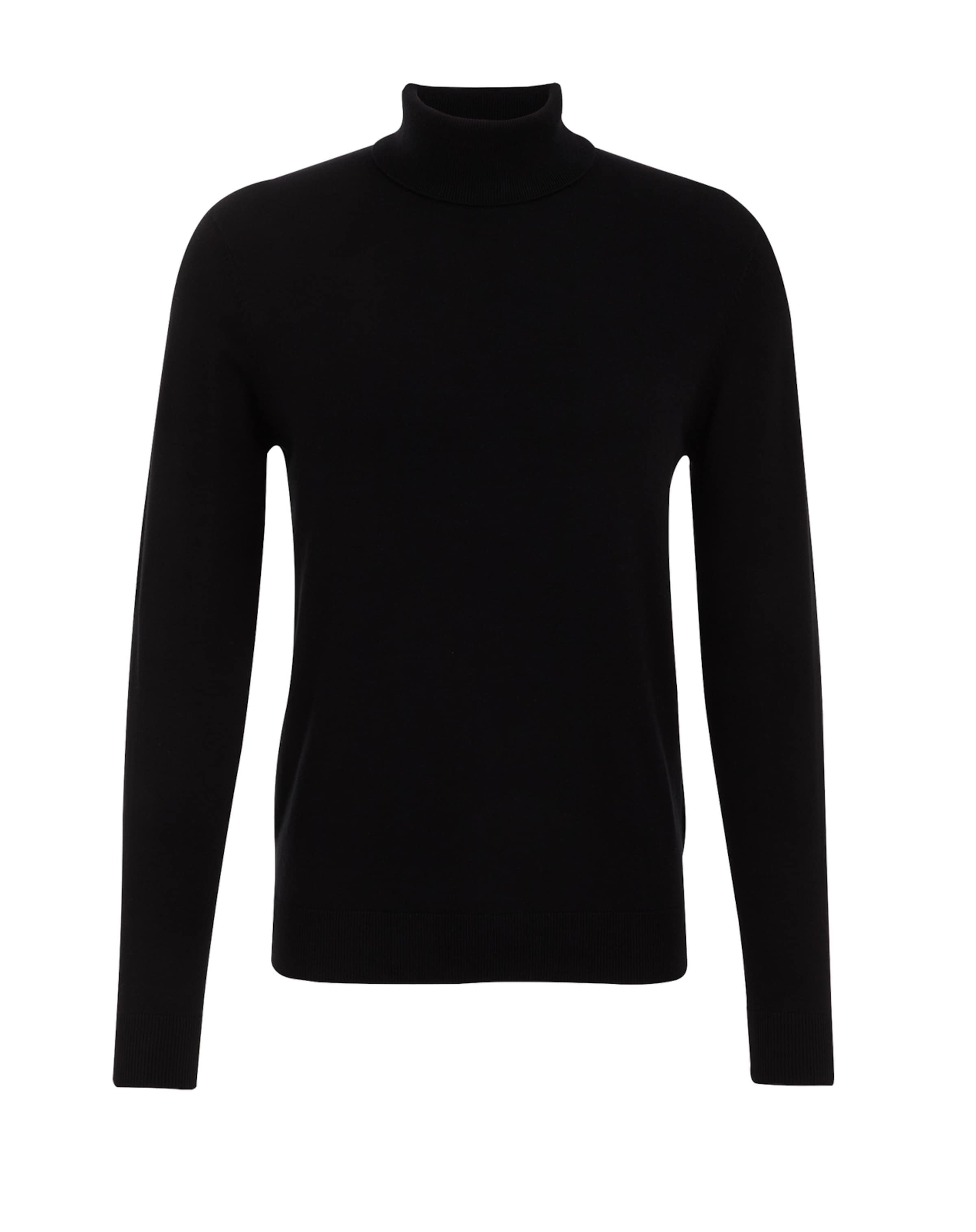 WE Fashion Πουλόβερ σε μαύρο: μπροστά