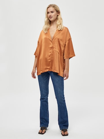 Peppercorn Bluse 'Elotta' i orange