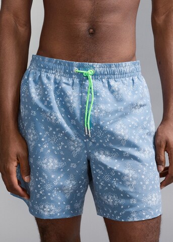 MANGO TEEN Board Shorts in Blue: front