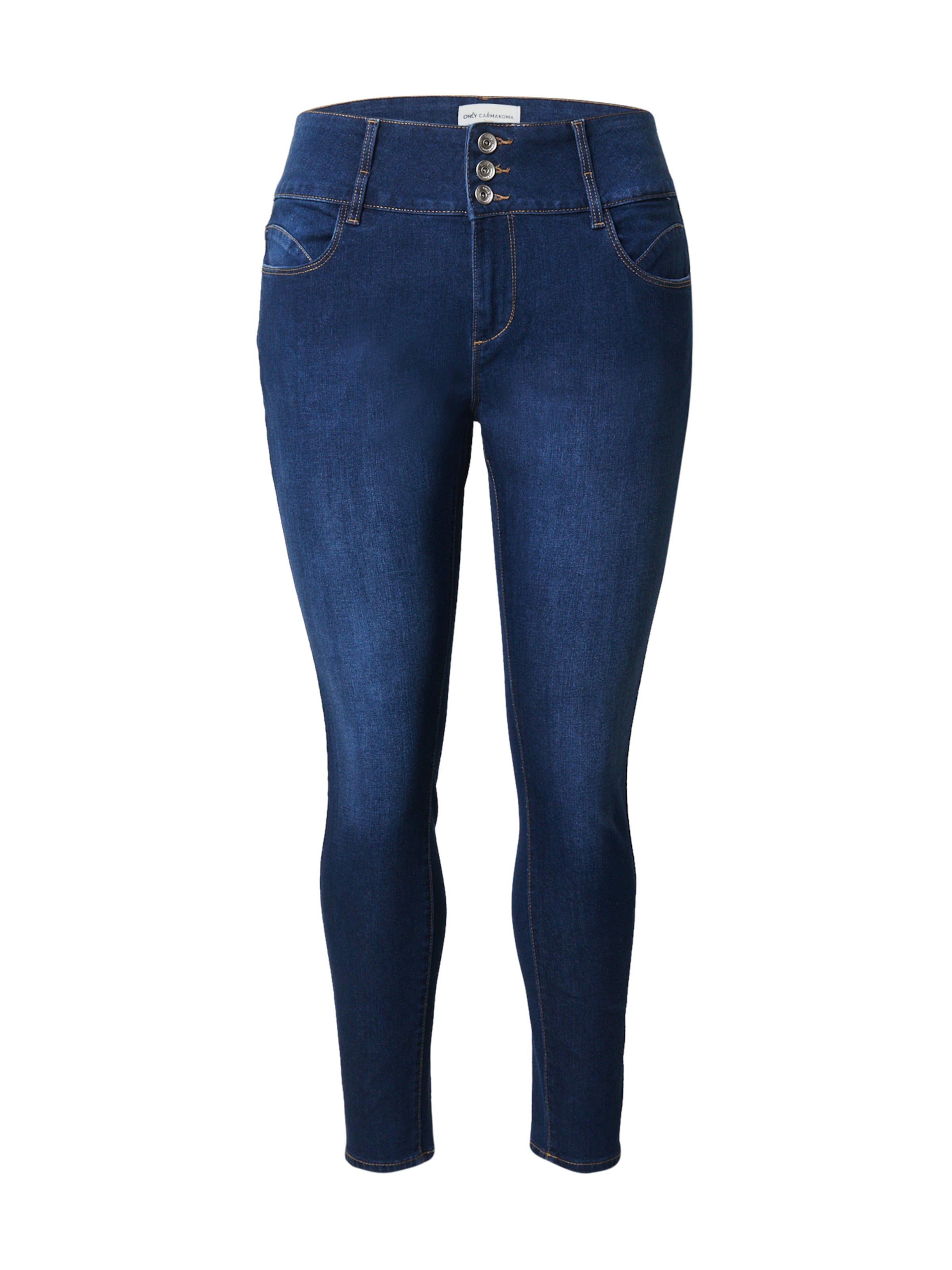 ONLY Carmakoma Skinny Jeans 'CARANNA' i blå: forside