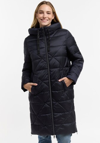 Barbara Lebek Winter Coat in Blue: front