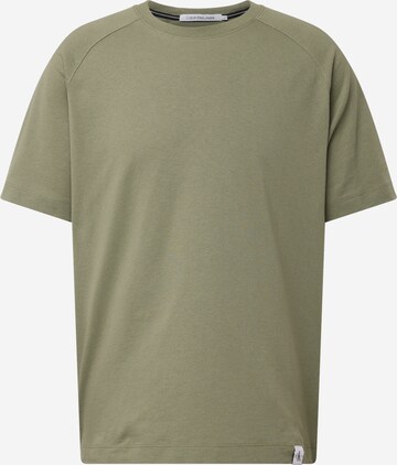 T-Shirt Calvin Klein Jeans en vert : devant