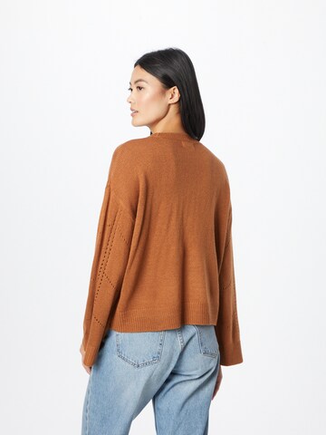 JDY Sweater 'NATHALI' in Brown