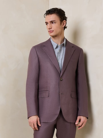 Next Slim fit Business-colbert 'N. Premium' in Lila: voorkant