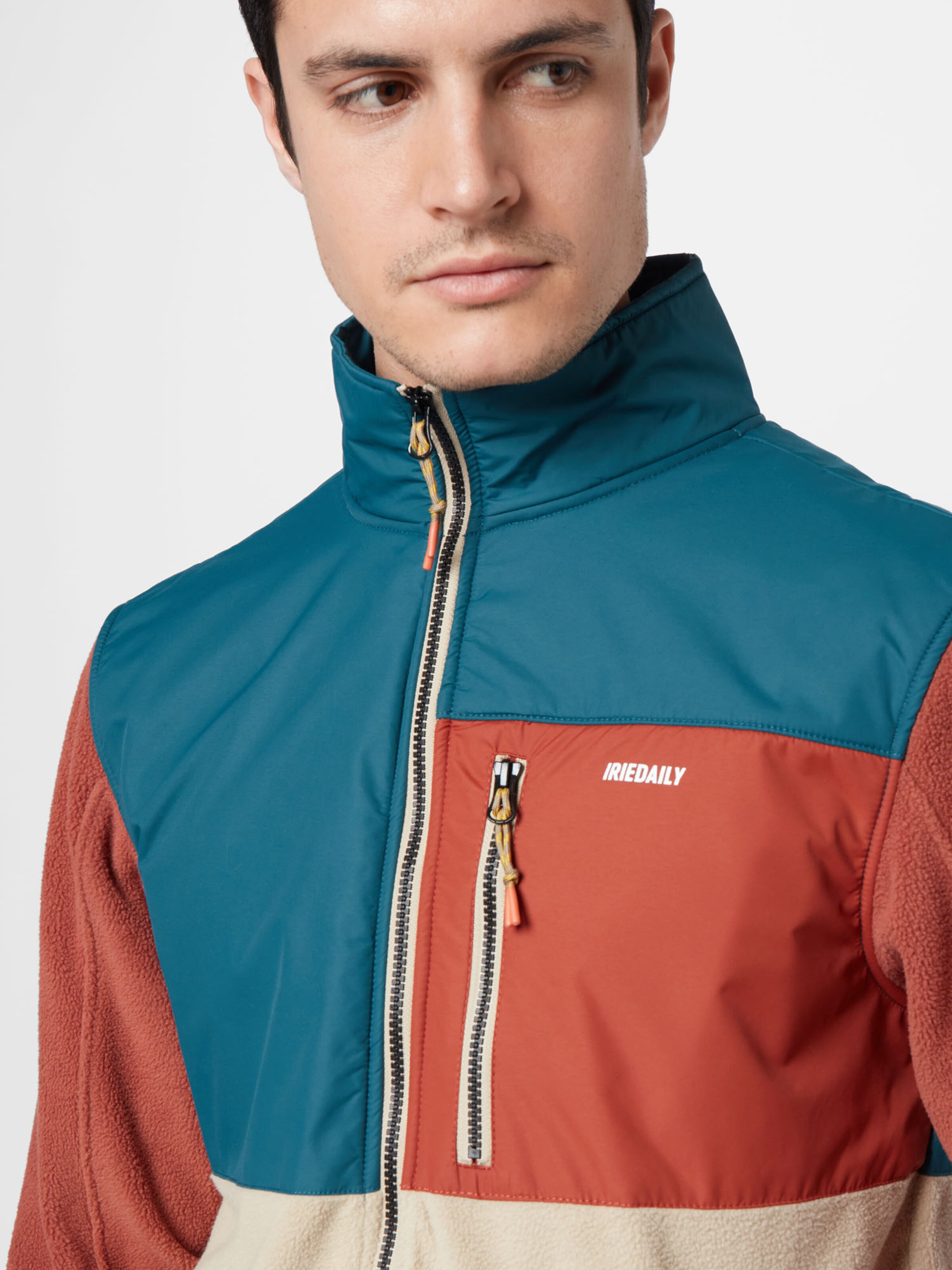 Männer Sweat Iriedaily Fleecejacke in Himmelblau - IR27210 Männer Sweat Iriedaily Fleecejacke in Himmelblau - IR27210