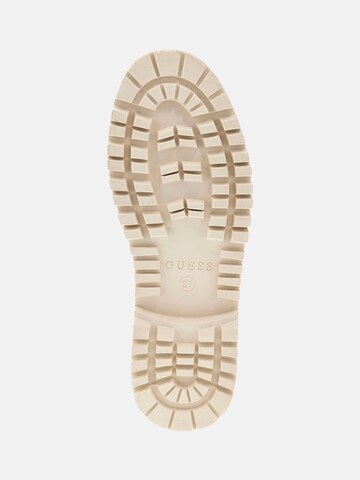 GUESS Lace-Up Ankle Boots 'Oranda' in Beige