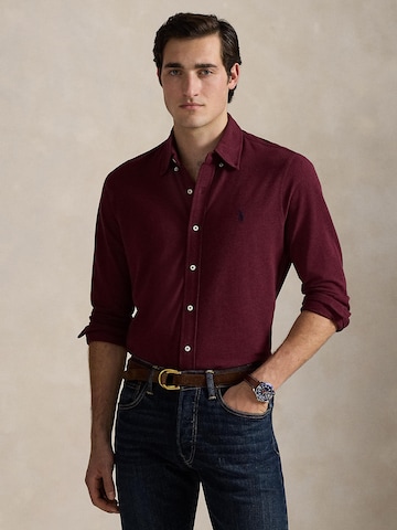 Polo Ralph Lauren Regular fit Button Up Shirt in Red: front