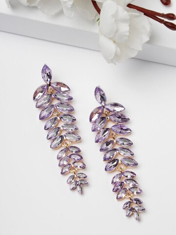 AVANT-GARDE PARIS - Pendientes 'Quintaya' en lila