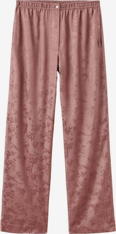 MANGO Pyjamahose 'Quars' in Pink: Vorderseite