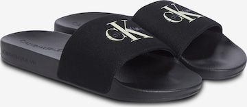 Mule Calvin Klein Jeans en noir : devant