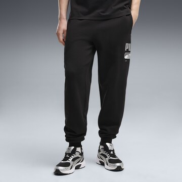 PUMA Regular Sportbroek in Zwart: voorkant