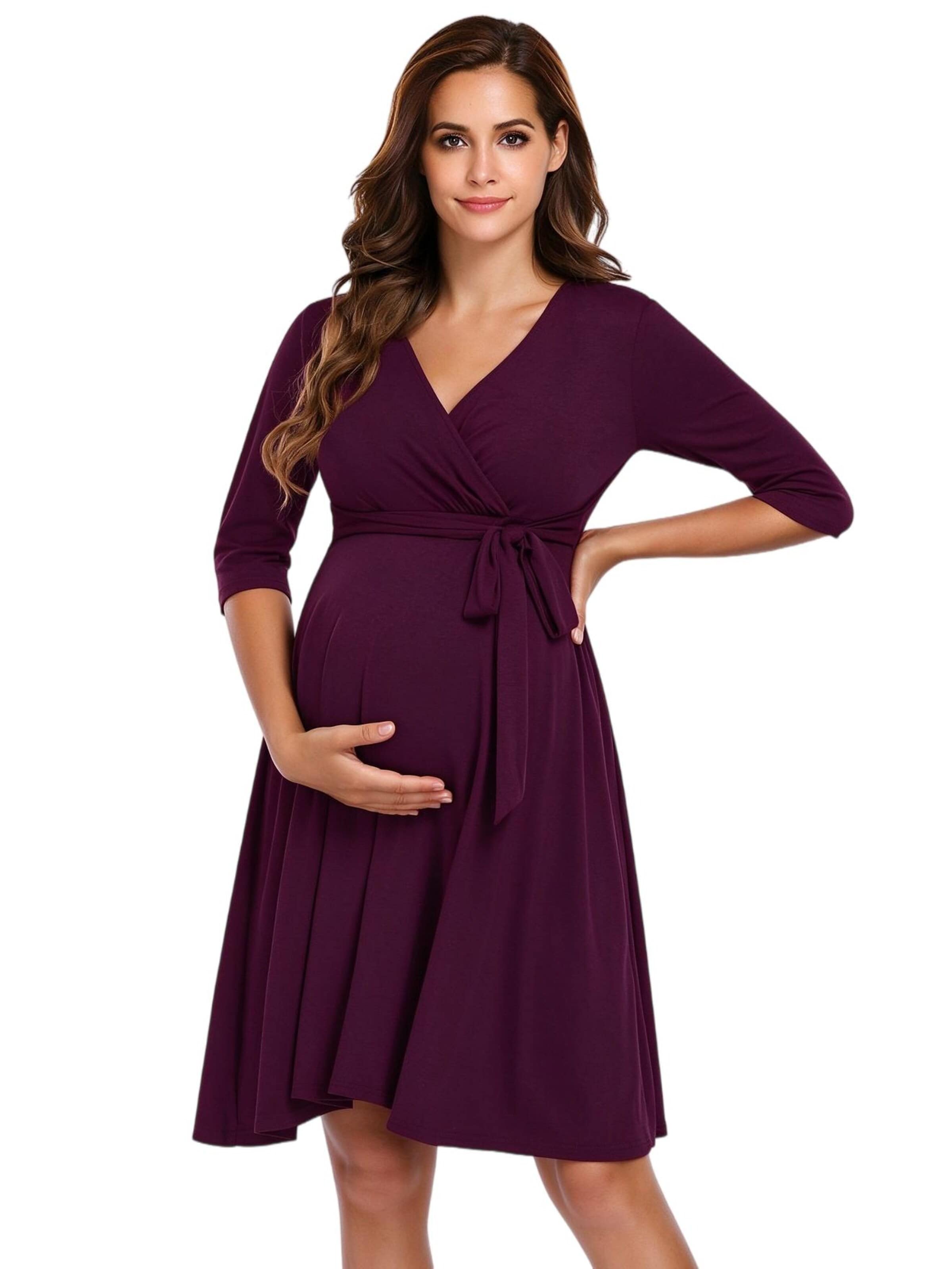 Yesfashion Jurk in Lila: voorkant