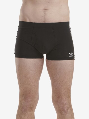 ADIDAS ORIGINALS Boxershorts ' Flex Cotton ' in Zwart: voorkant