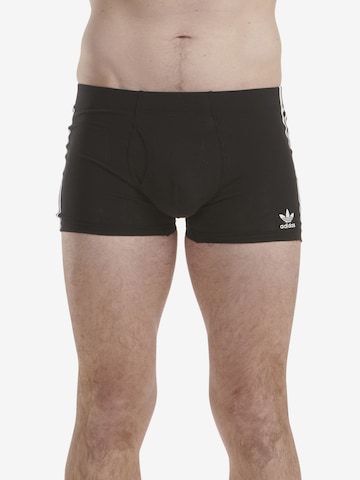 ADIDAS ORIGINALS Boxer shorts ' Flex Cotton ' in Black: front