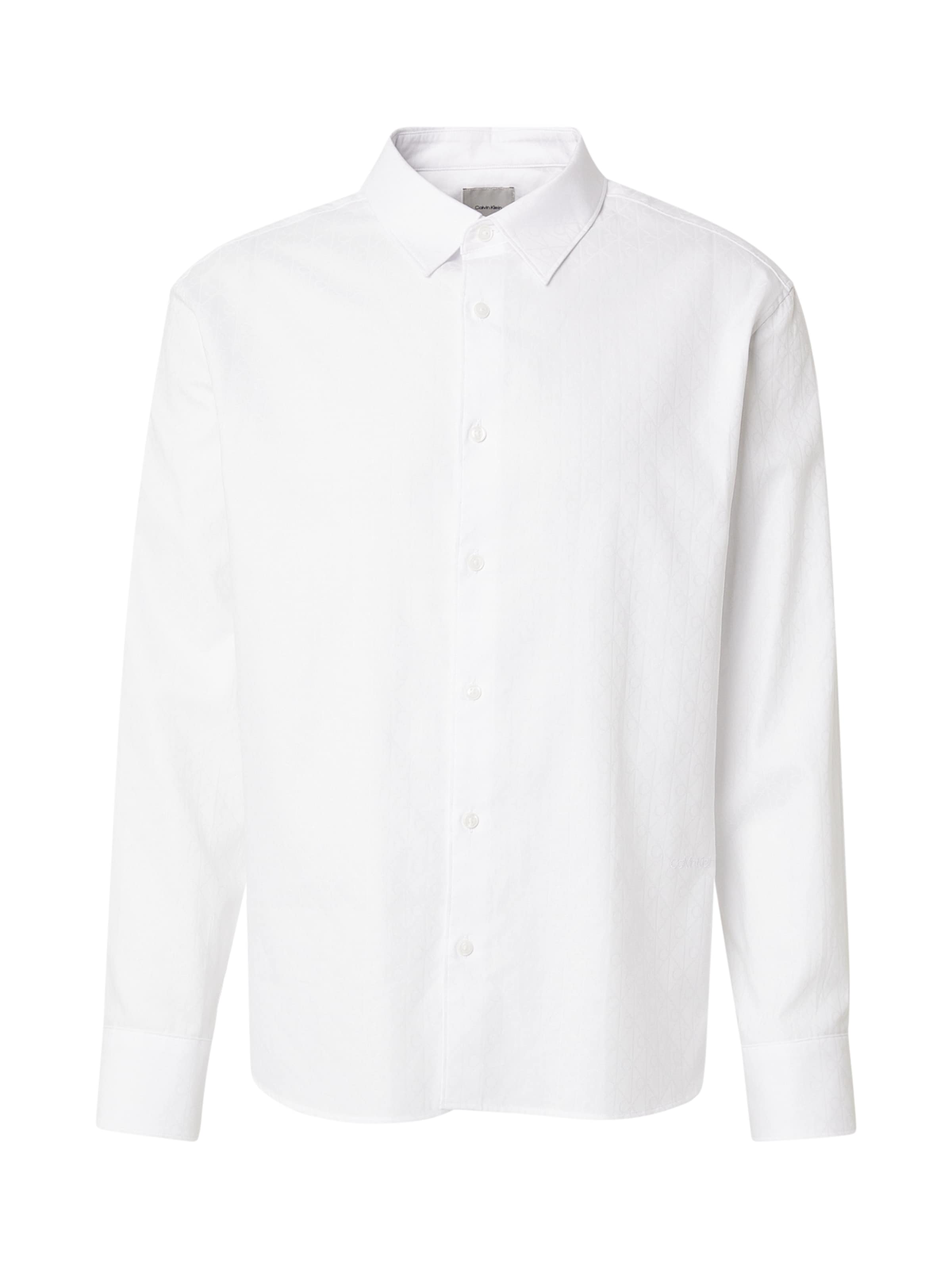 Chemise Calvin Klein en blanc : devant