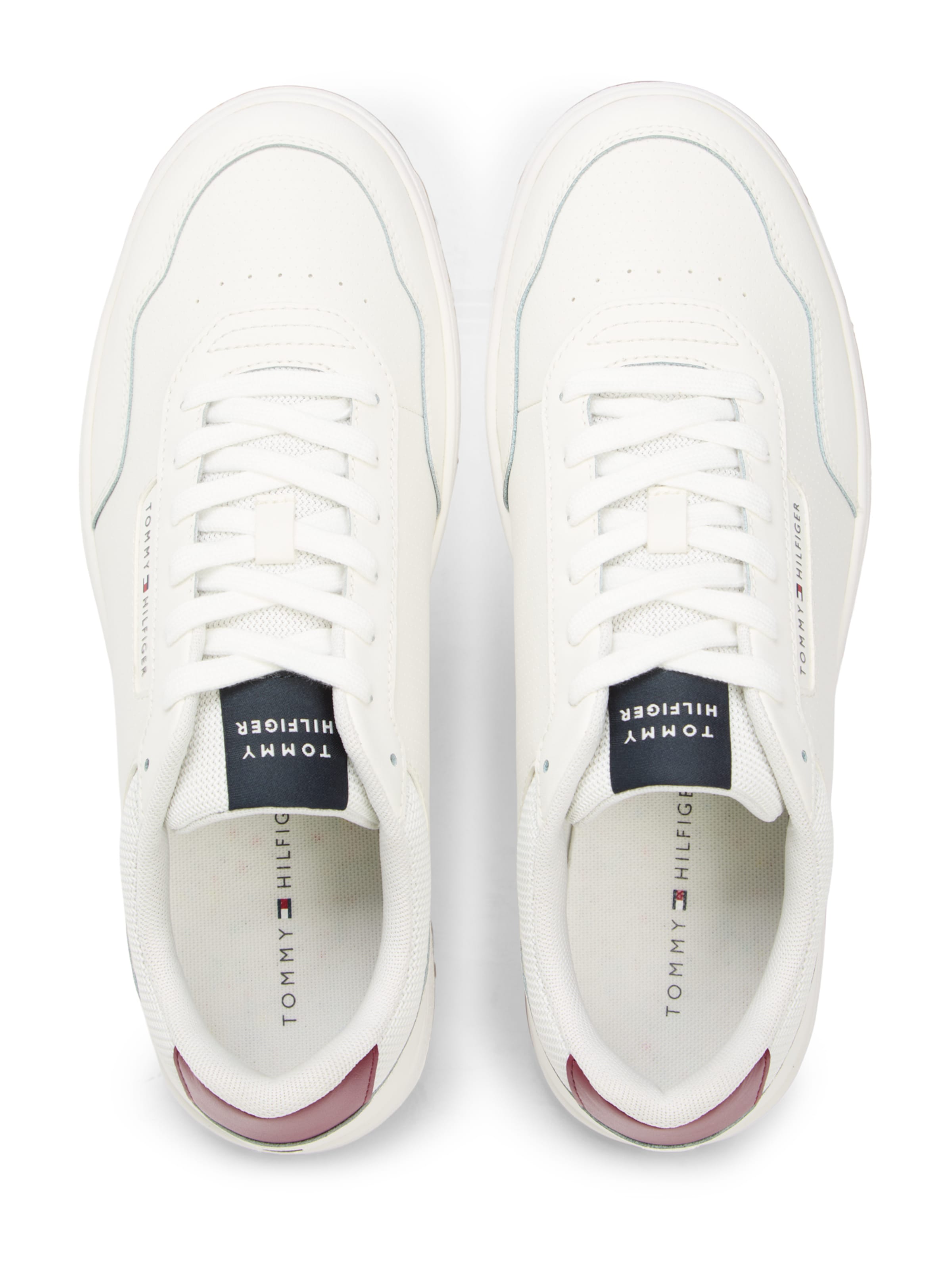 Baskets basses 'Basket Core Lite' TOMMY HILFIGER en blanc