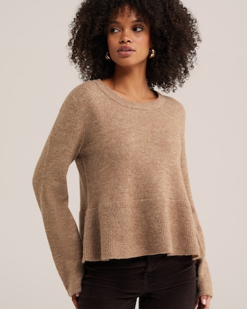 WE Fashion - Jersey en marrón: frente