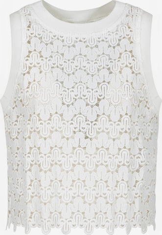Haut ' Lace ' Coster Copenhagen en blanc : devant