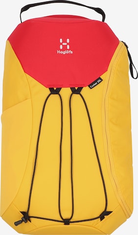 Haglöfs Sports Backpack 'Corker' in Yellow: front