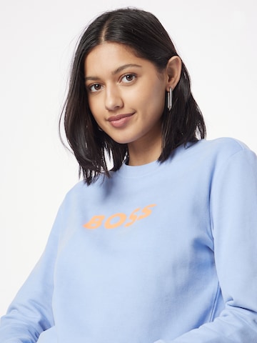 BOSS Orange Sweatshirt 'Ela' in Blau